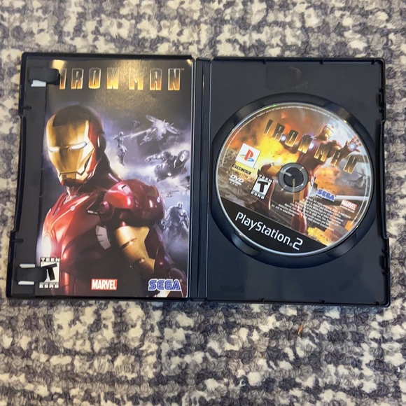 Play Station 2 PS2 Iron Man Marvel Sega Video Game Rated Teen - Picture 3 of 6